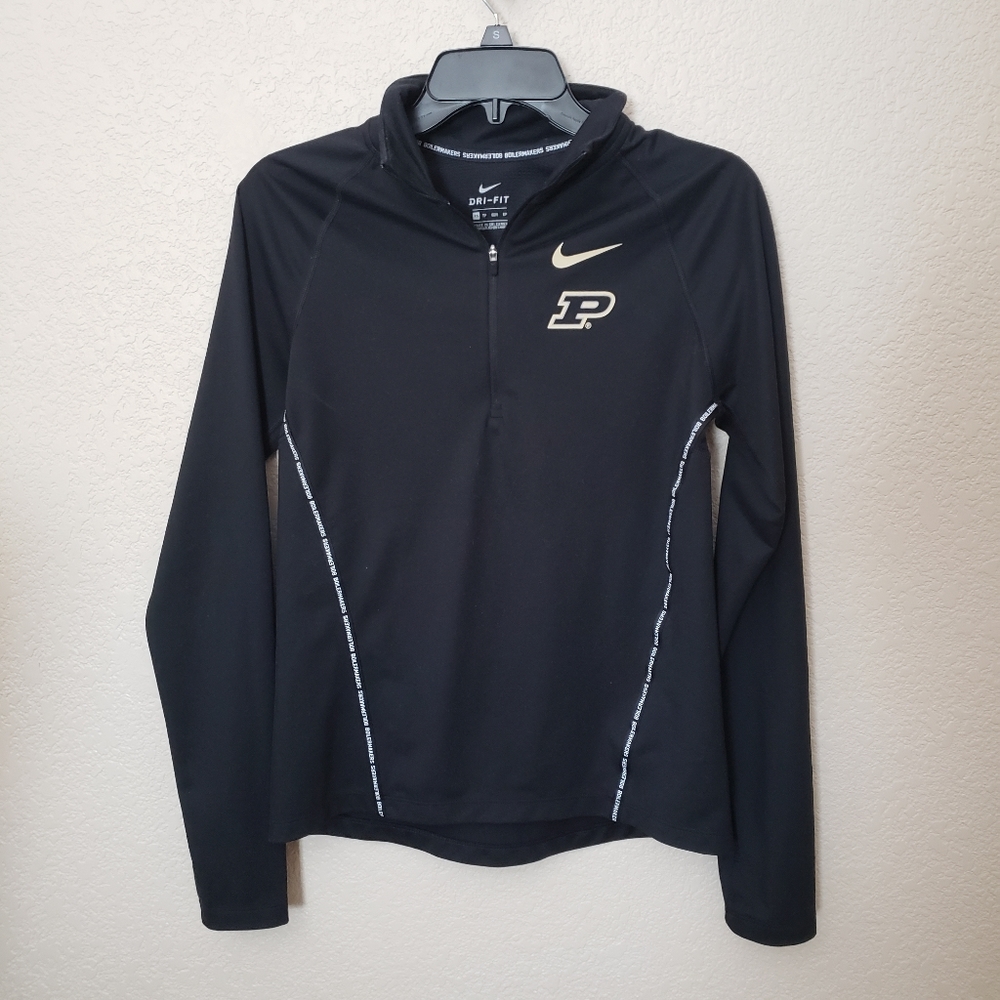 Nike dri fit purdue pull over XS black